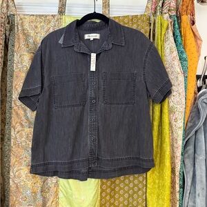 NWT Madewell denim top XS